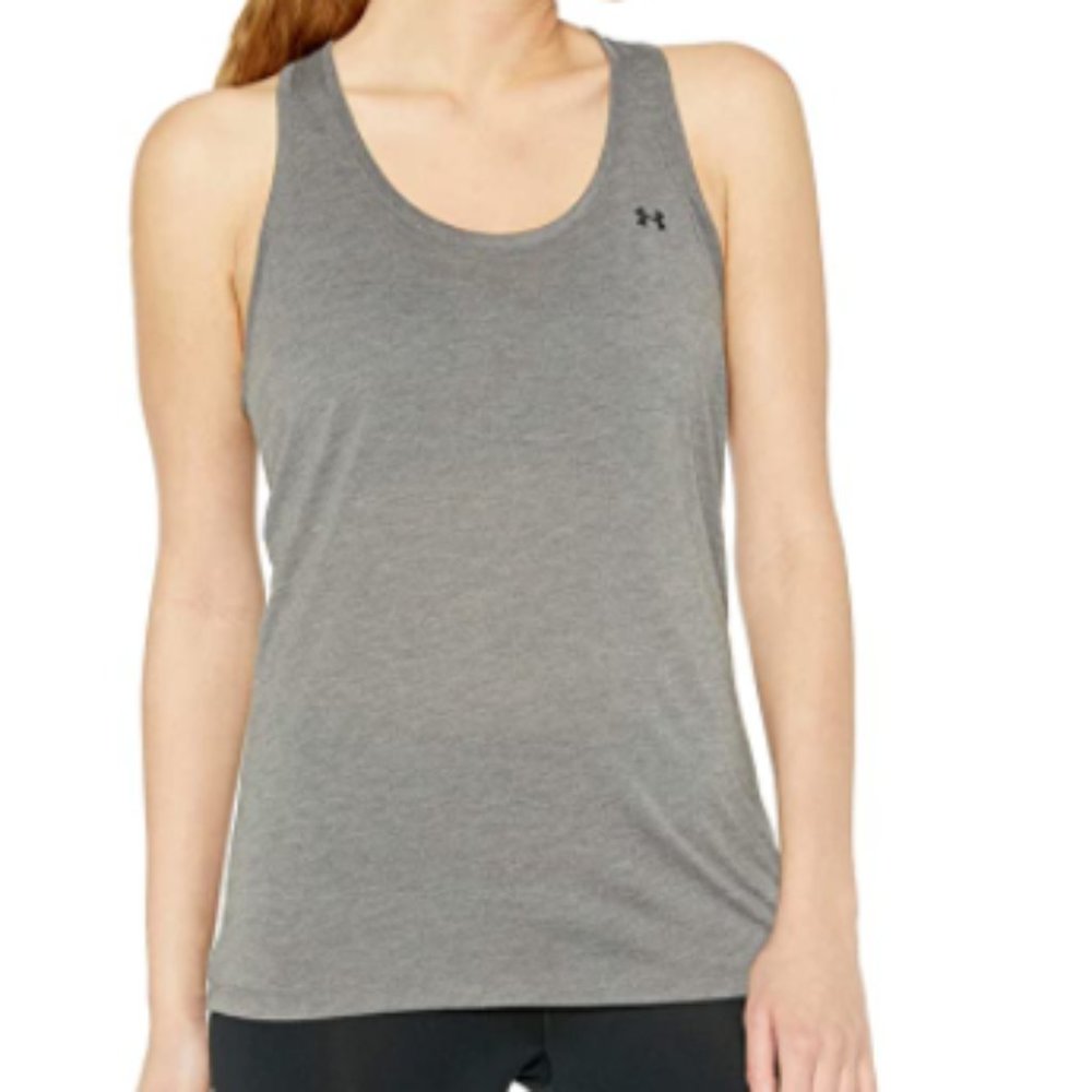 Under Armour Women's Threadborne Train Grey Tank Sz. S